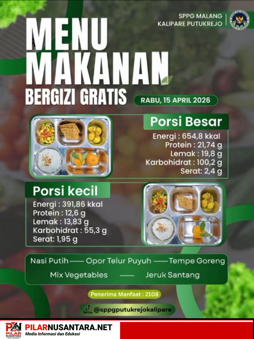 SPPG Kalipare Salurkan 2.108 Paket Makanan Bergizi di Desa Putukrejo, Sasar Ribuan Siswa dan Guru
