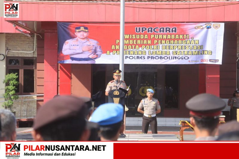 Polres Probolinggo Gelar Upacara Penghargaan Personel Berprestasi dan Pemenang Lomba Satkamling 2026