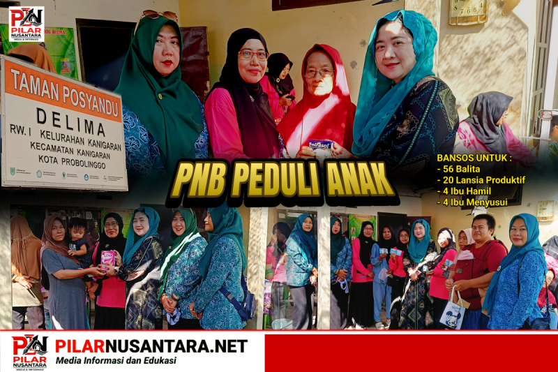 Wujud Kepedulian Sosial, Pertiwi Nusantara Bersatu (PNB) Salurkan Bantuan untuk Posyandu Delima Kanigaran