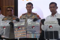 Polres Probolinggo Kota Ungkap 6 Kasus dan Bekuk 9 Pengedar Sabu