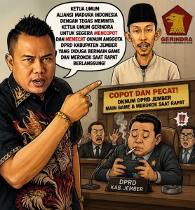 AMI Desak Prabowo Copot Oknum Anggota DPRD Jember yang Viral Main Game dan Merokok Saat Rapat