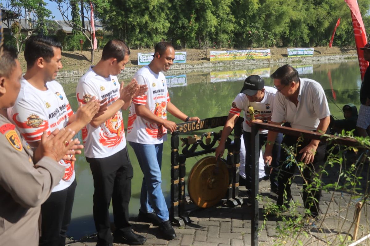 Jalin Kedekatan dengan Masyarakat, Polres Probolinggo Gelar Lomba Mancing Hari Bhayangkara ke-80