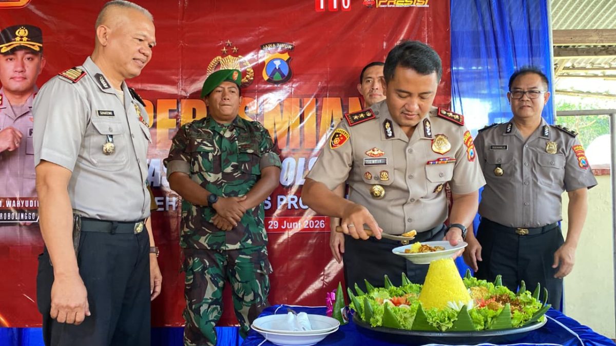 Resmikan Renovasi Polsek Bantaran dan Besuk, Kapolres Tekankan Optimalisasi Pelayanan Publik