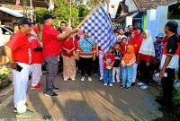 Meriahkan HUT ke-81 RI, Bersama PNB PHBN RW9 Kebonsari Kulon Probolinggo Gelar Jalan Santai dan Bazaar UMKM