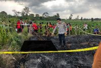 Penemuan Jenazah di Ladang Tebu Liprak Wetan, Polisi Lakukan Penanganan TKP