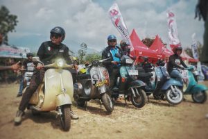 Bupati Probolinggo dr. Mohammad Haris saat mengikuti Fun Ride Argopuro Scooter Holiday 2026